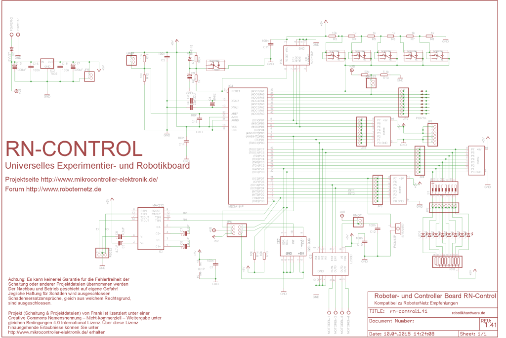 RN-Control Schaltplan