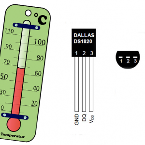 Digitaler Temperatursensor DS18S20