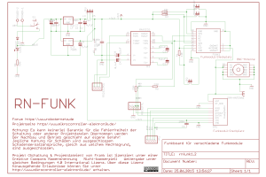 Schaltplan zu RN-Funk - Funkmodul nach RS232 Adapter