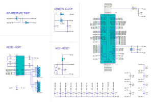 Schaltplan Mikrocontroller Zilog Z8 Encore Schaltung