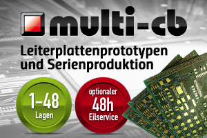 Multi-CB liefert Roboternetz & Mikrocontroller-Elektronik.de Leiterplatten