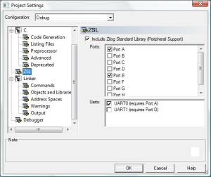 Programmierung des Mikrocontroller Zilog Z8 Encore SchaltungMikrocontroller Zilog Z8 Encore Schaltung