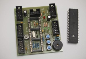 Atmel ATmega1284P Board für die Hutschiene