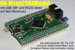 Bauanleitung Mini Controllerboard mit Atmel ATmega2560 und USB