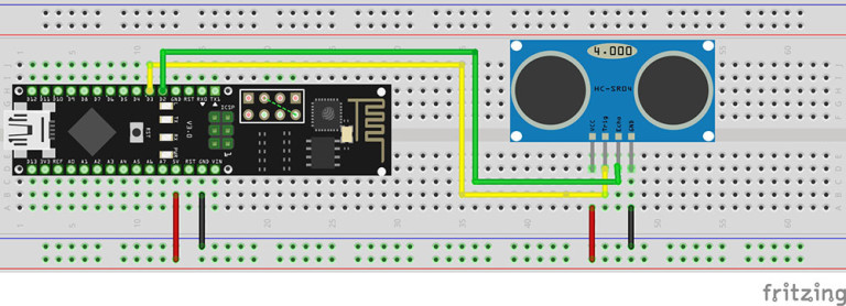 Einbaurahmen Für Ultraschallsensor HC-SR04 - Labs