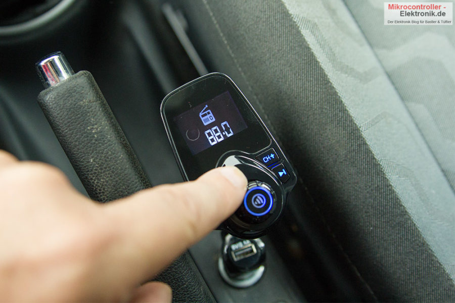 Auto Bluetooth Freisprecheinrichtung mit FMTransmitter und MP3Player