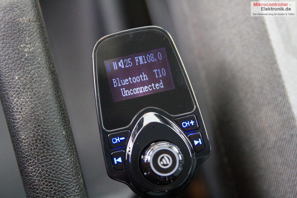 Auto Bluetooth Freisprecheinrichtung mit FMTransmitter und MP3Player