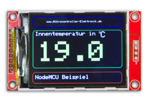 qvga farbdisplay 240x320 pixel spi