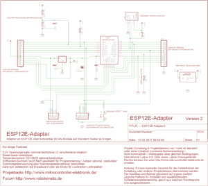 ESP12E-RN-Adapter-Schaltplan
