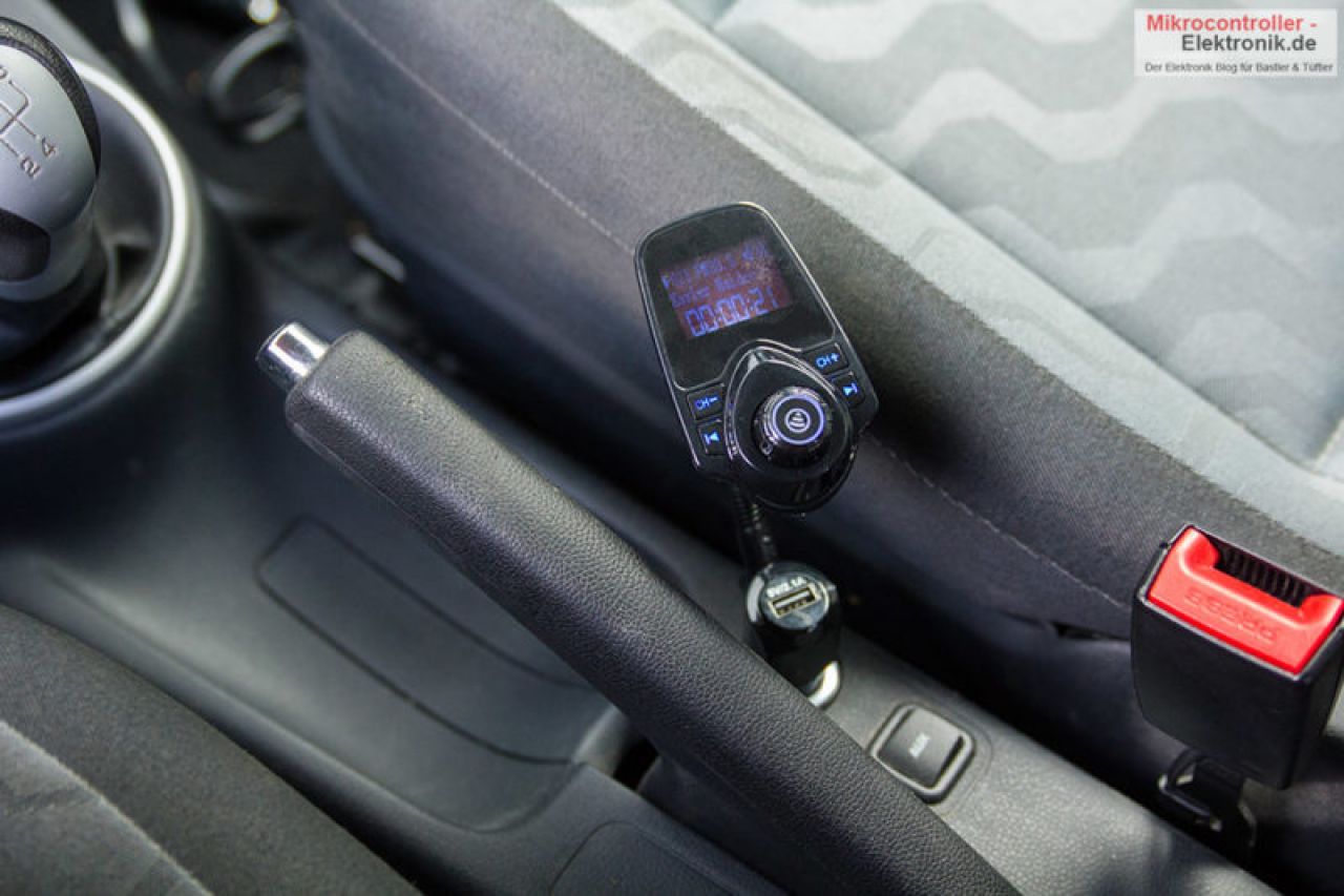 Auto Bluetooth Freisprecheinrichtung mit FM-Transmitter und MP3