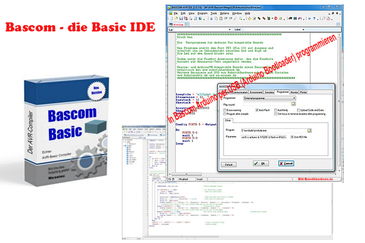 Arduino mit Bascom programmieren