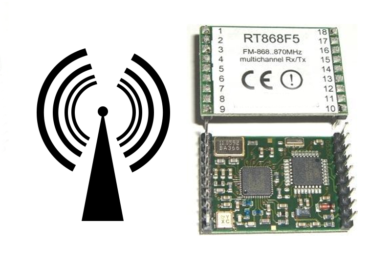 Professionelles Funkmodul 868 Mhz RT868F5 FM-TransceiverMikrocontroller ...