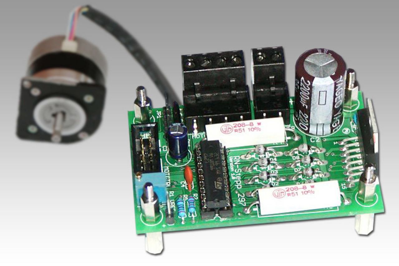 Schrittmotortreiber für Schrittmotoren mit bis zu 2A Phasenstrom